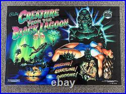 Bally Creature from the Black Lagoon Pinball Machine Backglass MIRRORED NEW