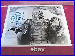 Ben Chapman Autographed The Original CREATURE FROM THE BLACK LAGOON 8x10 Photo