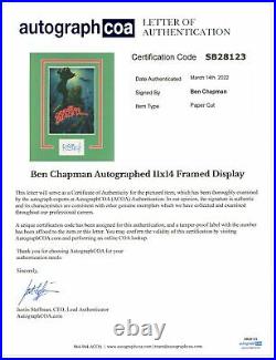 Ben Chapman Creature from the Black Lagoon SIGNED Framed 11x14 Display ACOA