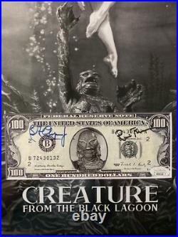 Ben Chapman & Ricou Browning Signed Creature from the Black Lagoon JSA AG93128