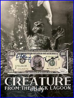 Ben Chapman & Ricou Browning Signed Creature from the Black Lagoon JSA AG93129