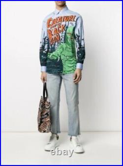 Bnwt Ss20 Moschino Creature From The Black Lagoon Shirt 40