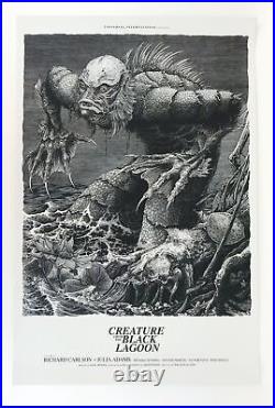 Brandon Holt / ORIGINAL CREATURE FROM BLACK LAGOON SCREEN PRINT POSTER