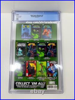 CGC 9.8 Mark Spears Monsters #2 Cover C Creature From The Black Lagoon Homage