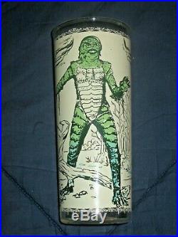 CREATURE FROM THE BLACK LAGOON 1960s Drinking glass Nice