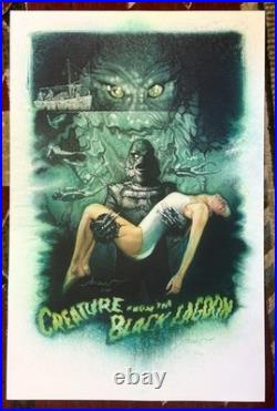 CREATURE FROM THE BLACK LAGOON Artist Proof print DREW STRUZAN Signed