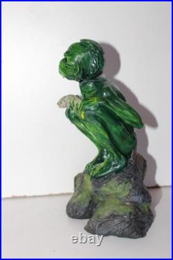CREATURE FROM THE BLACK LAGOON CUSTOM OOAK 8 SOLID RESIN head turns