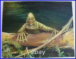 CREATURE FROM THE BLACK LAGOON, Don Marquez Original Painting, Universal Monster