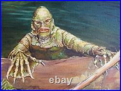 CREATURE FROM THE BLACK LAGOON, Don Marquez Original Painting, Universal Monster