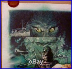 CREATURE FROM THE BLACK LAGOON GICLEE PRINT DREW STRUZAN SIGNED #97/235 WithCOA