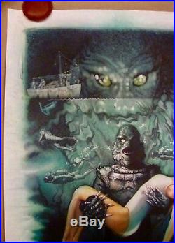 CREATURE FROM THE BLACK LAGOON GICLEE PRINT DREW STRUZAN SIGNED #97/235 WithCOA