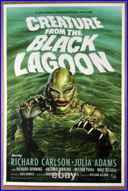 CREATURE FROM THE BLACK LAGOON Jason Edmiston Mondo Movie Poster Print xx/250