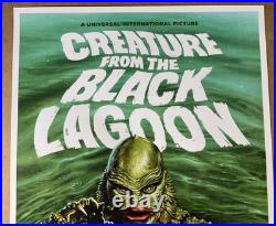 CREATURE FROM THE BLACK LAGOON Jason Edmiston Mondo Movie Poster Print xx/250
