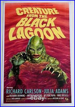 CREATURE FROM THE BLACK LAGOON Jason Edmiston Variant Poster Print MONDO /150