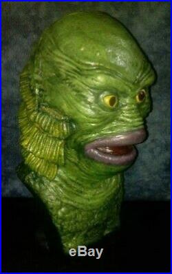 CREATURE FROM THE BLACK LAGOON LIFE SIZE BUST - 11 PROP Statue Monsters Movie