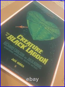 CREATURE FROM THE BLACK LAGOON MONDO poster print 44/275 LAURENT DURIEUX 2014