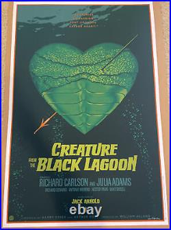 CREATURE FROM THE BLACK LAGOON MONDO poster print (5/275) LAURENT DURIEUX 2014