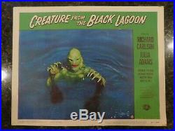 CREATURE FROM THE BLACK LAGOON Original 1954 Lobby Card, 11 x 14, C8 Very Fine