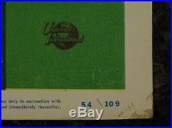 CREATURE FROM THE BLACK LAGOON Original 1954 Lobby Card, 11 x 14, C8 Very Fine