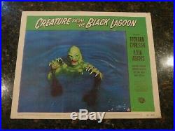 CREATURE FROM THE BLACK LAGOON Original 1954 Lobby Card, 11 x 14, C8 Very Fine