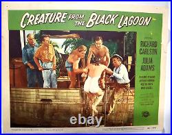 CREATURE FROM THE BLACK LAGOON Original 1954 Lobby Card 2 Monster, Horror