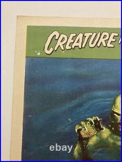 CREATURE FROM THE BLACK LAGOON Original 1954 Lobby Card Monster, Horror, Haunted