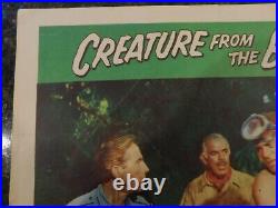 CREATURE FROM THE BLACK LAGOON Original 1954 Lobby Card No. 3, C8 Very Fine