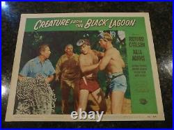 CREATURE FROM THE BLACK LAGOON Original 1954 Lobby Card No. 3, C8 Very Fine