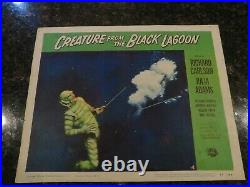 CREATURE FROM THE BLACK LAGOON Original 1954 Lobby Card No. 4, C8 Very Fine