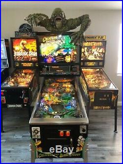 CREATURE FROM THE BLACK LAGOON PINBALL MACHINE WithCREATURE TOPPER! L@@K