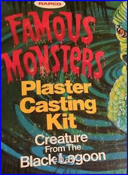 CREATURE FROM THE BLACK LAGOON Plaster Casting Set Rapco UNUSED Complete 1974