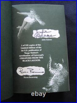 CREATURE FROM THE BLACK LAGOON SIGNED by JULIE ADAMS & RICOU BROWNING Ltd. Ed