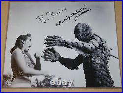 CREATURE FROM THE BLACK LAGOON Signed 16x20 Beckett Ricou Browning Julie Adams