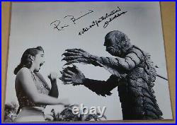 CREATURE FROM THE BLACK LAGOON Signed 16x20 Beckett Ricou Browning Julie Adams