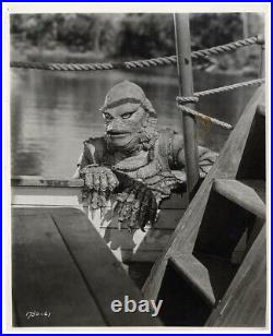 CREATURE FROM THE BLACK LAGOON, THE (1954) Photo of the Creature on side of ship