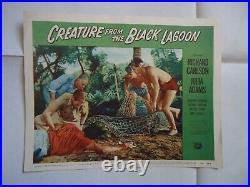 CREATURE FROM THE BLACK LAGOON/U27AV/ lobby card # 6/1954