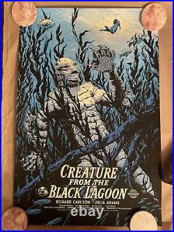 CREATURE FROM THE BLACK LAGOON limited edition print MONDO 24x36 111/125