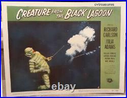 CREATURE FROM THE BLACK Original Horror Lobby Card Movie Poster