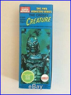 CUSTOM Mego 8 Universal Monsters CREATURE FROM BLACK LAGOON wReproduction Box