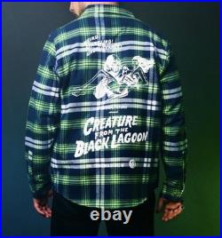 Cakeworthy Universal Monsters Creature From the Black Lagoon Flannel Shirt L-2XL