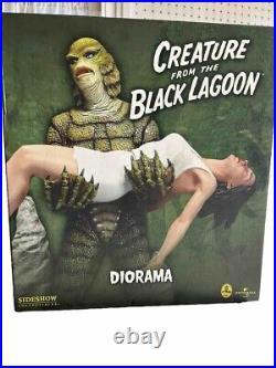 Classic Creature From The Black Lagoon Diorama Sideshow Universal Monsters Rare