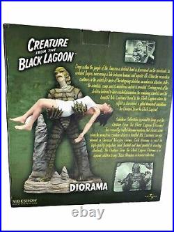 Classic Creature From The Black Lagoon Diorama Sideshow Universal Monsters Rare