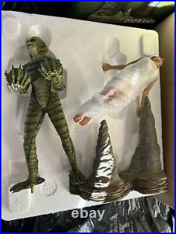 Classic Creature From The Black Lagoon Diorama Sideshow Universal Monsters Rare