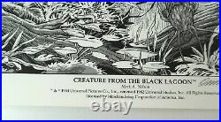 Creature From Black Lagoon Mark A. Nelson LMT Edition 500 Signed MINT Litho