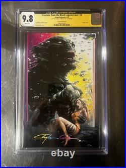 Creature From The Black Lagoon #1 Clayton Crain Infinity Sig ltd 200 CGC SS