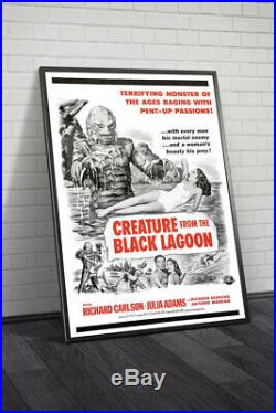 Creature From The Black Lagoon 1954 Military Movie Poster Framed