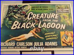Creature From The Black Lagoon 3 Star Signature Authentic Autographs & Poster