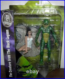 Creature From The Black Lagoon 8 Figure & Swimsuit Girl Plus Free Awesome Art