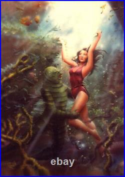 Creature From The Black Lagoon 8 Figure & Swimsuit Girl Plus Free Awesome Art