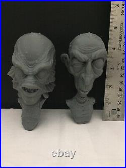 Creature From The Black Lagoon And The Mummy Deformed Resin Model Kits